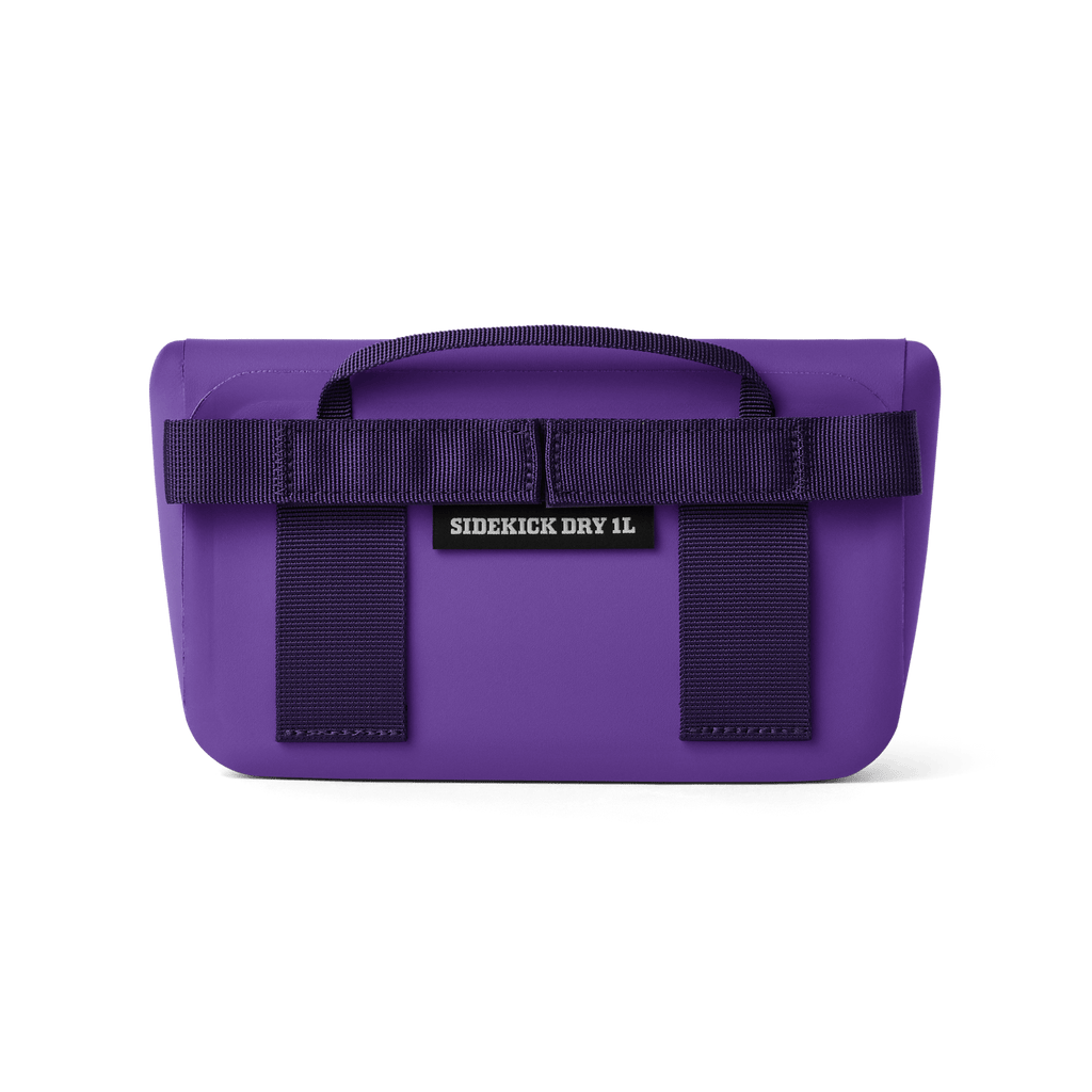 Sidekick Dry 1L Gear Case - Pace Purple/Blue - back view