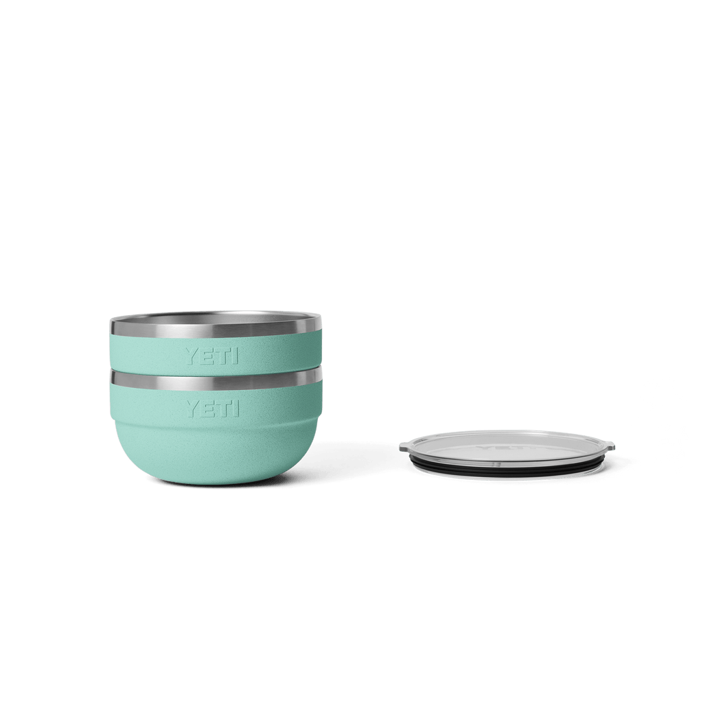 Rambler Medium Insulated Bowl - Sea Stone - front view