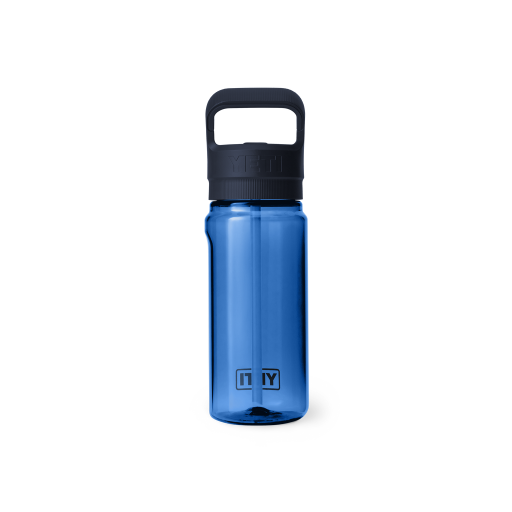 Yonder 600 ml Water Bottle - Royal Blue - back view