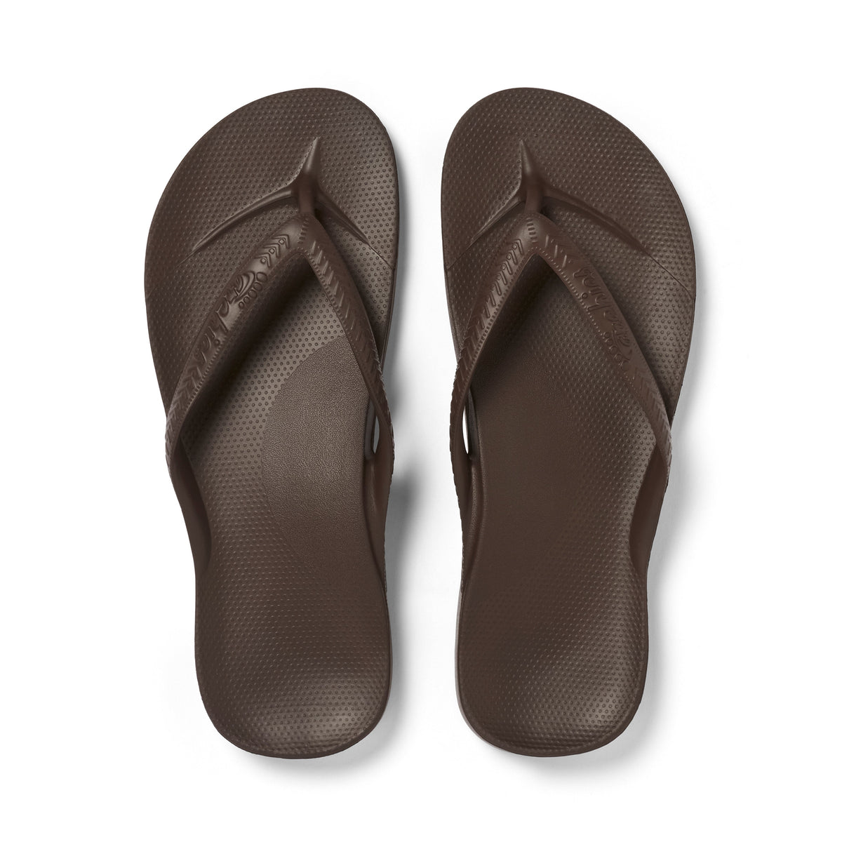 Archies Arch Support Thongs - Classic - Brown