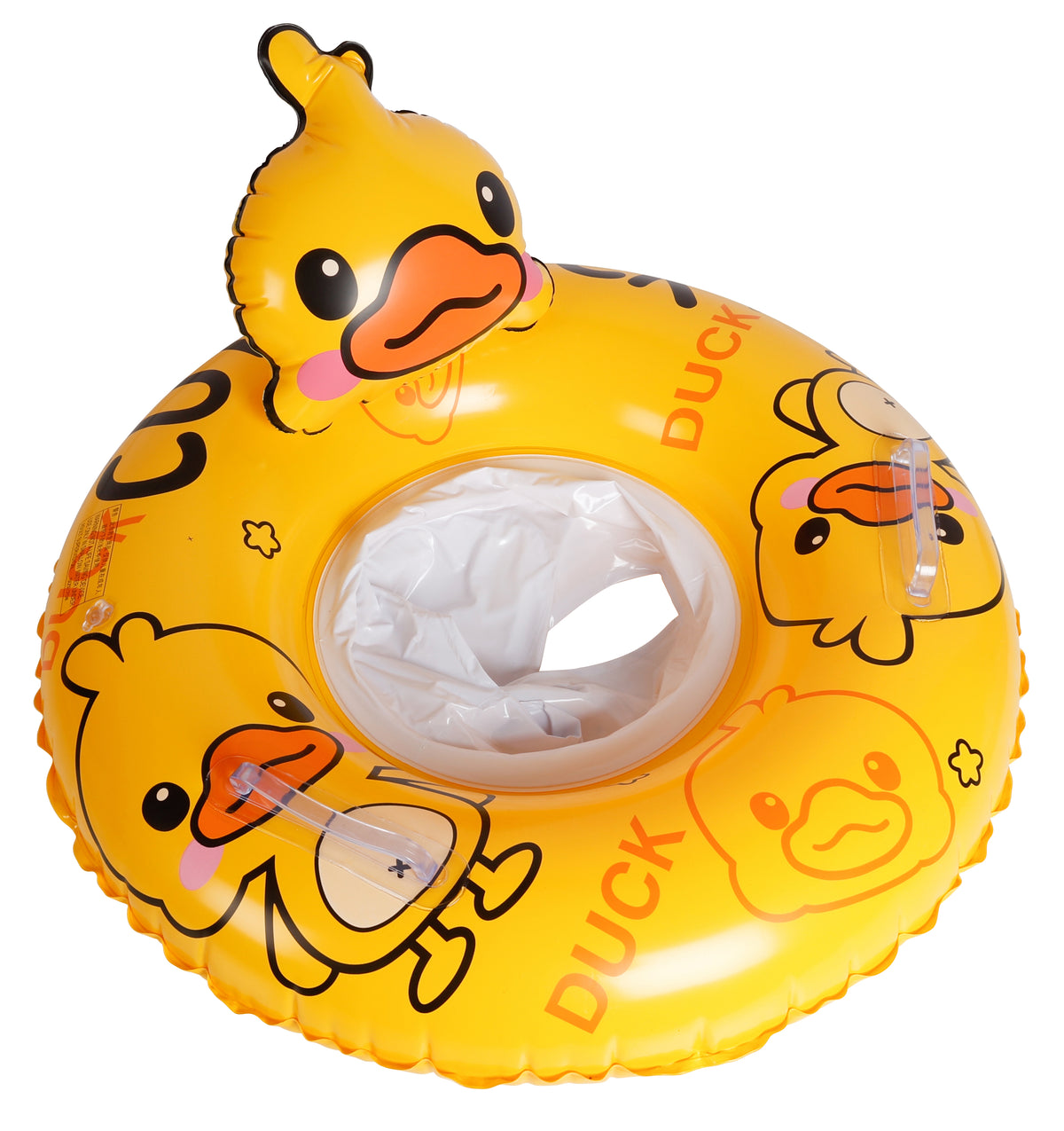 KIDS INFLATABLE SWIM RING WITH SEAT 56CM DUCK DESIGN - view 3