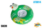 Kids Inflatable Frog Swim Ring with Seat 56cm - Ages 1-2yrs - view 2
