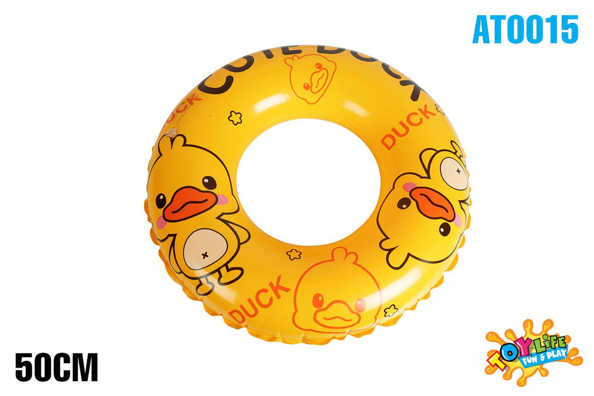 Kids Inflatable Duck Swim Ring 50cm - Ages 3+ - view 2