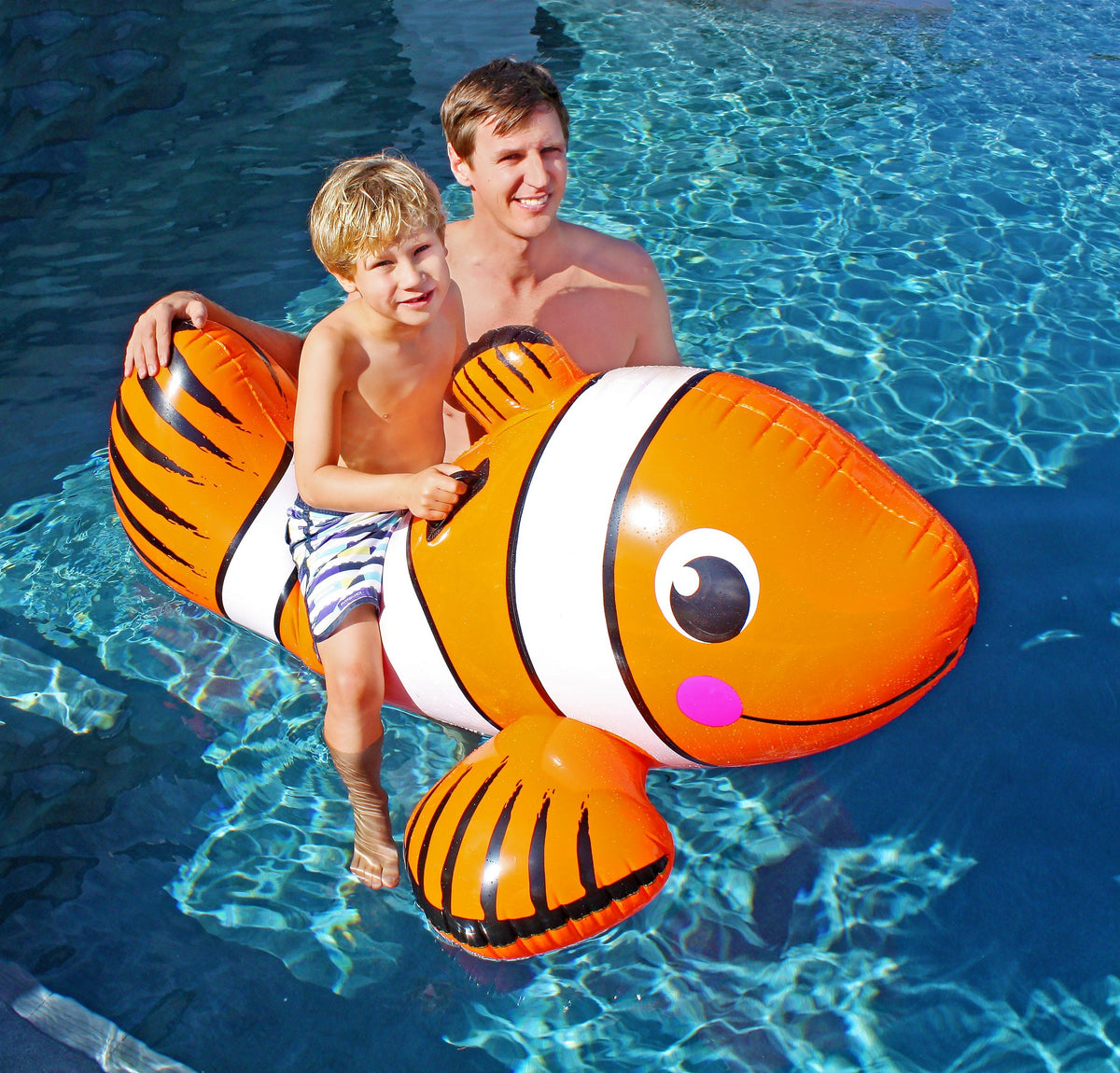 JUMBO RIDE ON CLOWN FISH 147X87X56cm - view 2