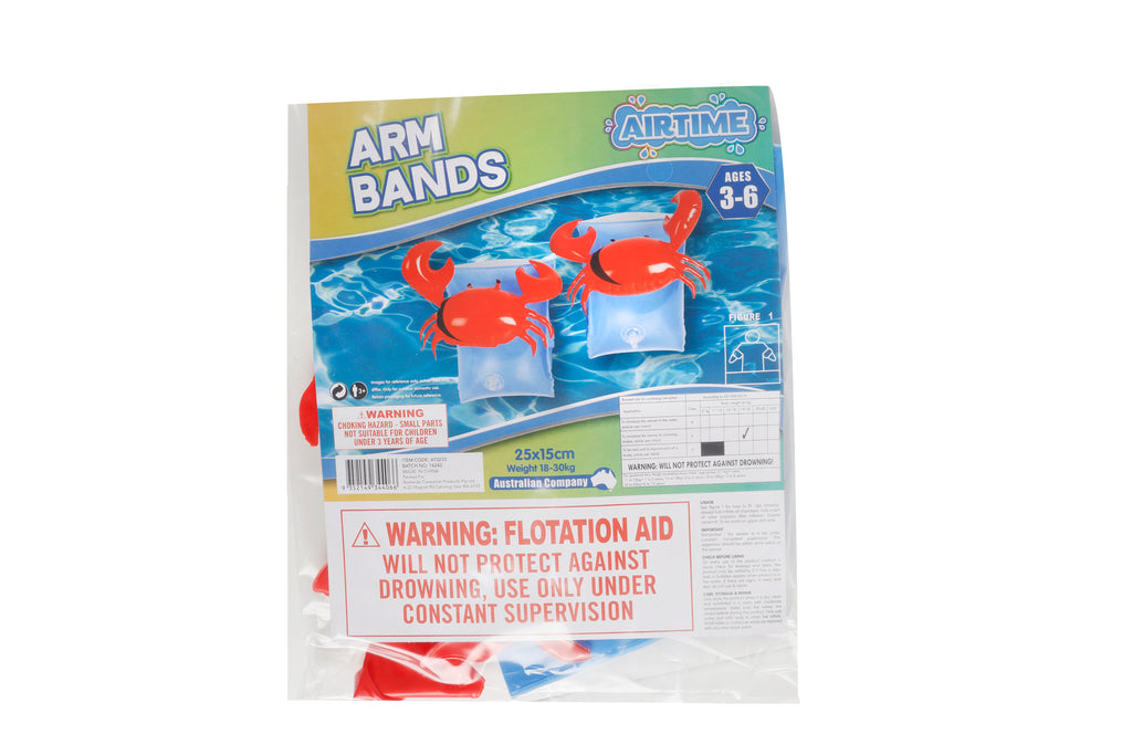 S/2 ARMBANDS 3D CRAB DESIGN 25X15CM - view 3