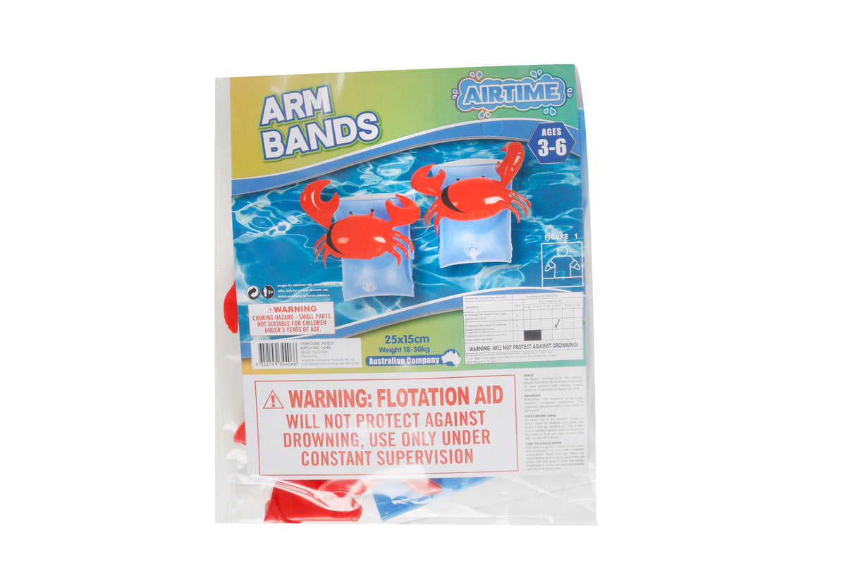 S/2 ARMBANDS 3D CRAB DESIGN 25X15CM - view 3