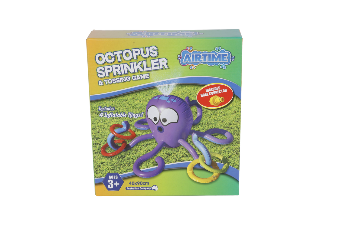 OCTOPUS SPRINKLER & TOSSING GAME 40x90CM W-4 RINGS - view 4