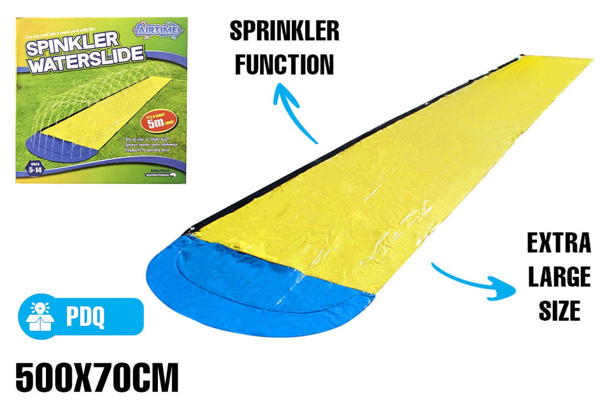 Single Sprinkler Waterslide, Connects to Hose, 5m Ages5-14yrs - view 3