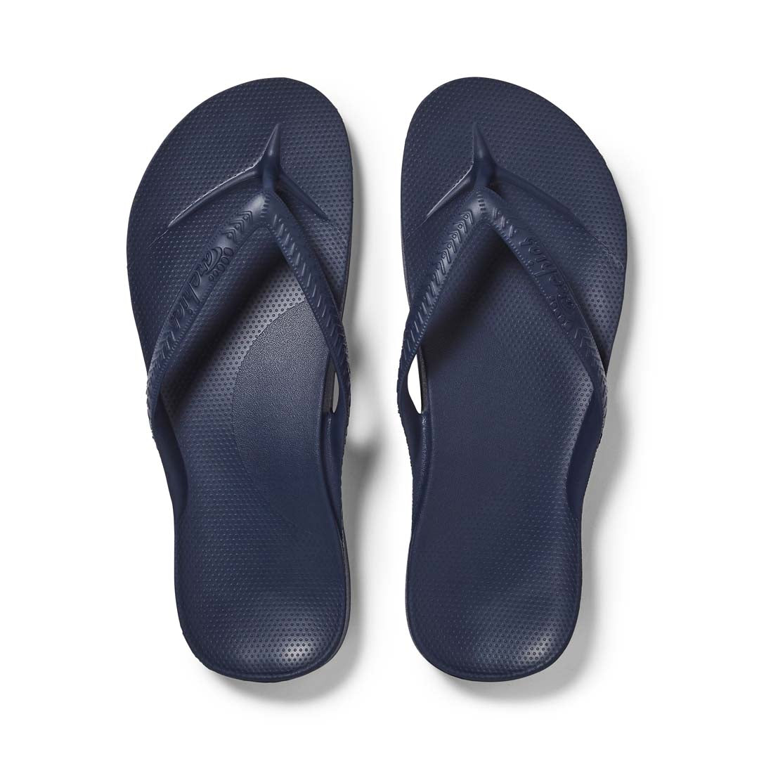 Archies Arch Support Thongs - Classic - Navy