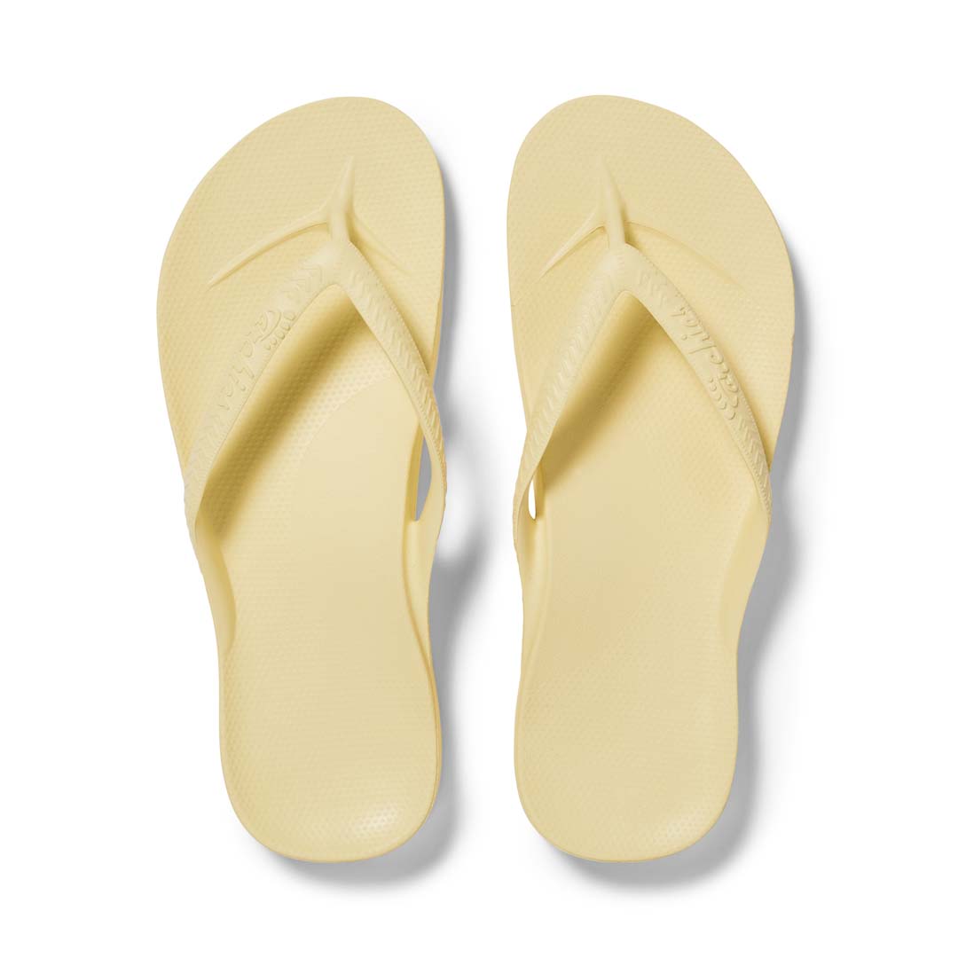 Archies Arch Support Thongs - Classic - Lemon
