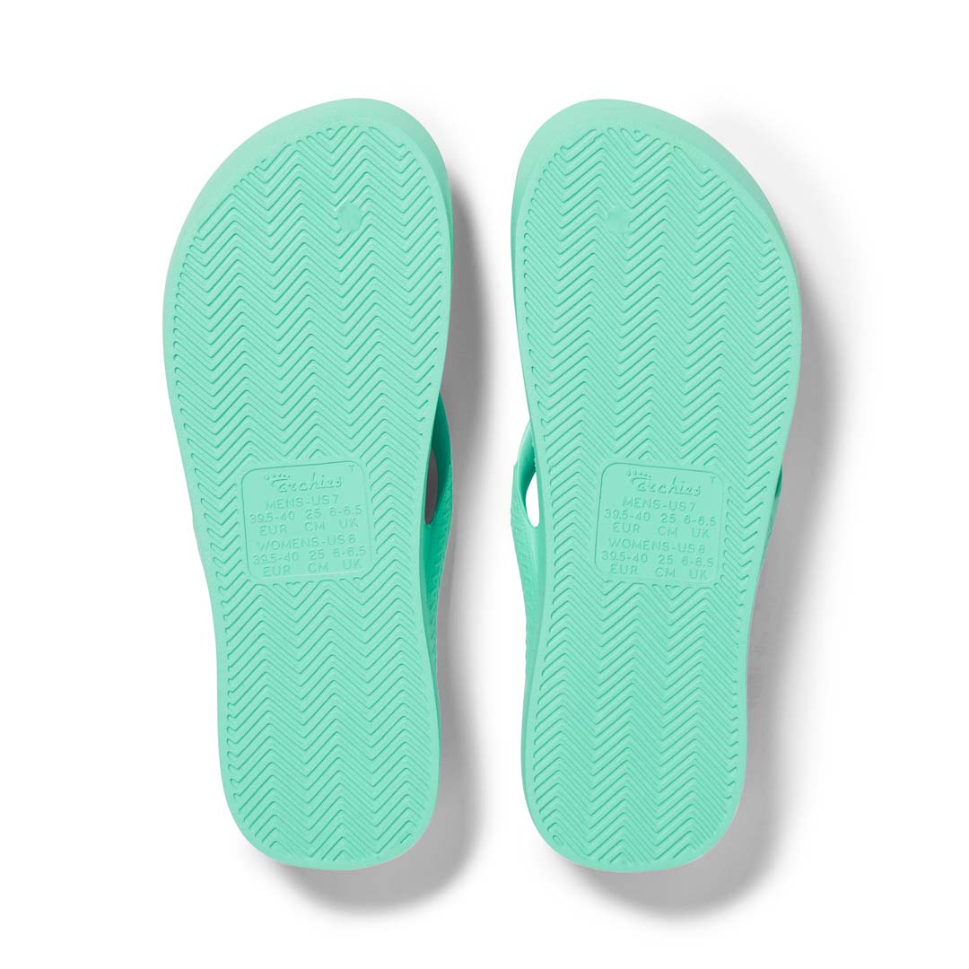 Archies Kids Arch Support Thongs - Mint