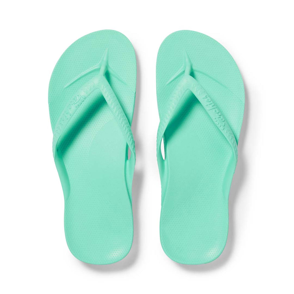 Archies Kids Arch Support Thongs - Mint
