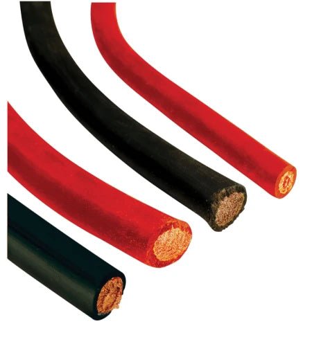 VETUS Battery cable 35 mm² with PVC cover, black, (price per m) BATC35