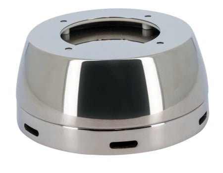 VETUS Stainless steel AISI 316 dorade box for all cowl ventilators Ø 100 mm ID. Deck thickness > 25 mm requires BOXAD100 BOXS