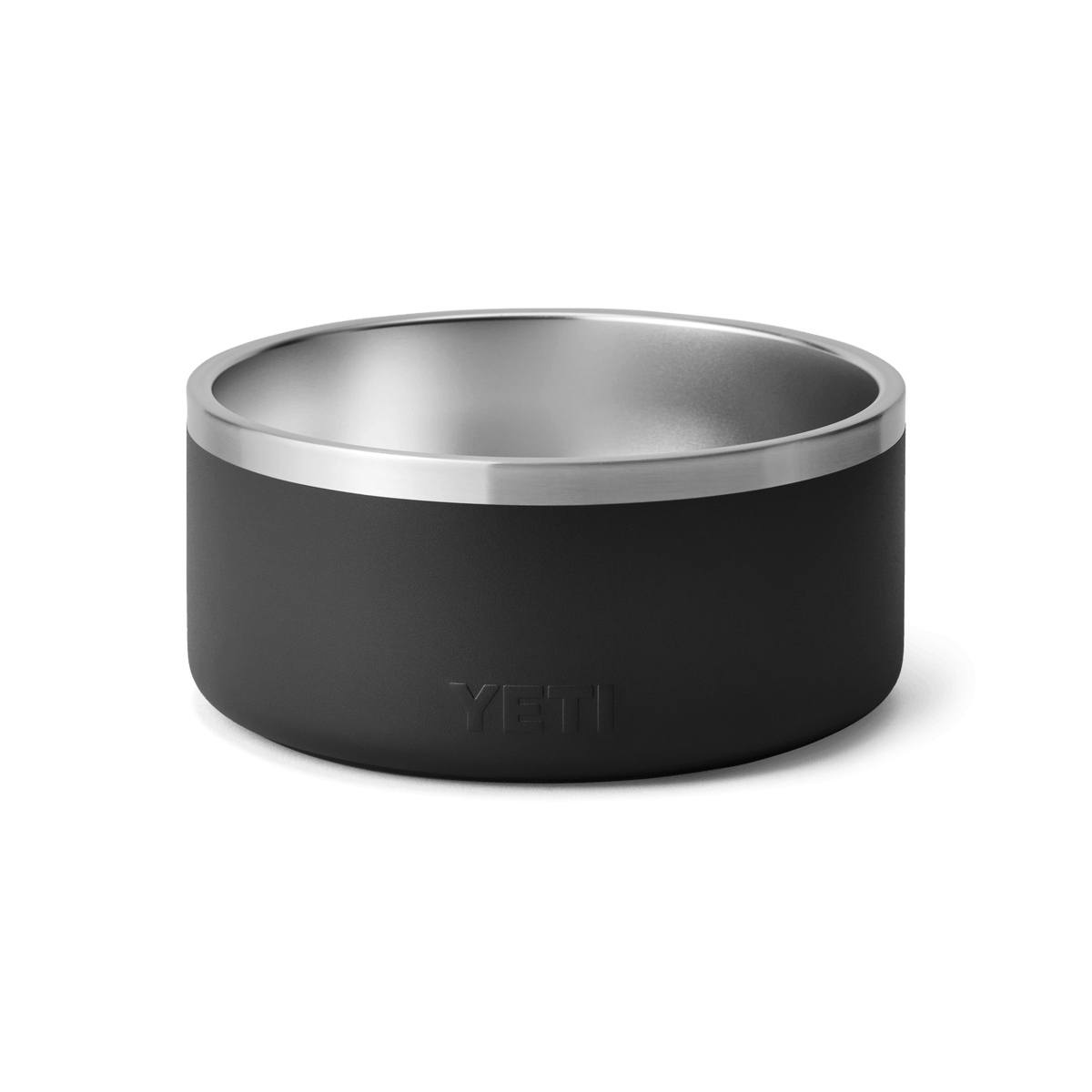 Boomer 8 Dog Bowl - Black - back view