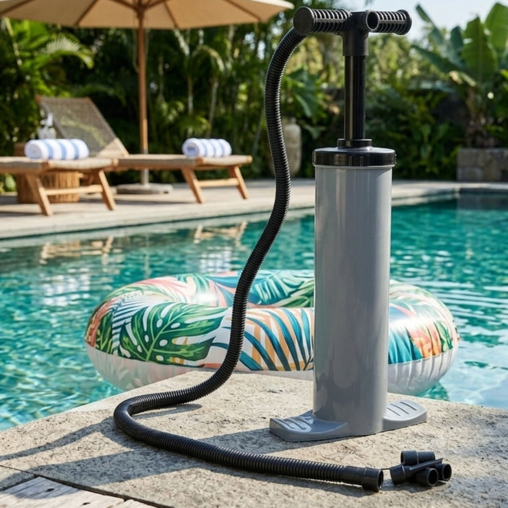 Wildtrak Double Action Manual Hand Pump 38CM, 2 x 1400cc Air Capacity - view 3