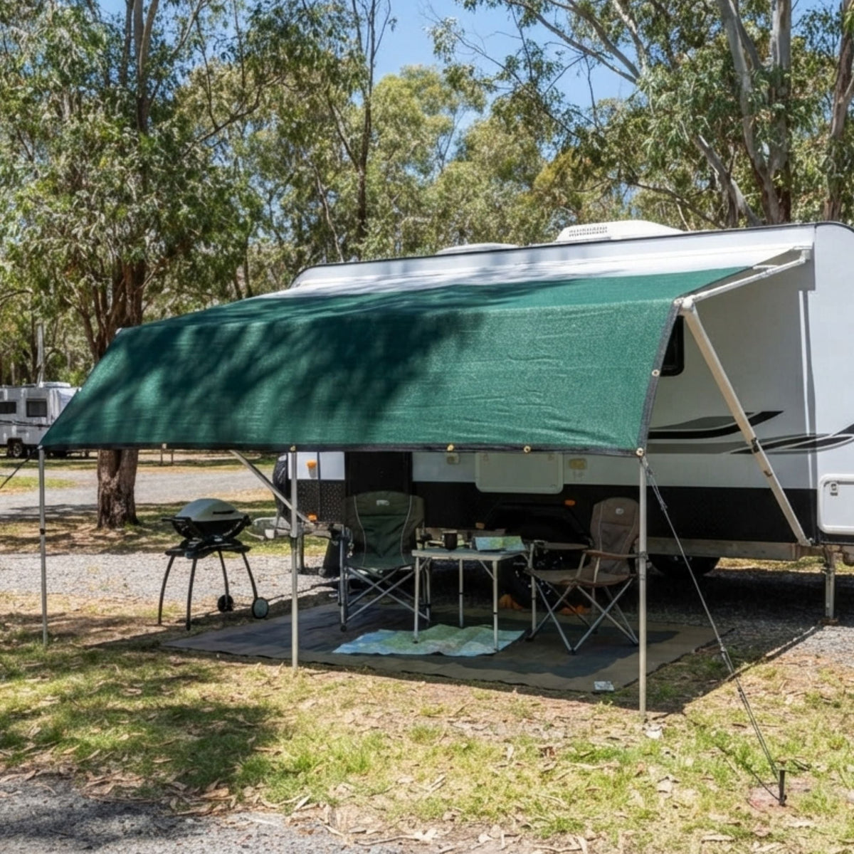 Wildtrak 90x90cm Ultramesh Multipurpose Ground Protection Cover with Eyelets - view 6