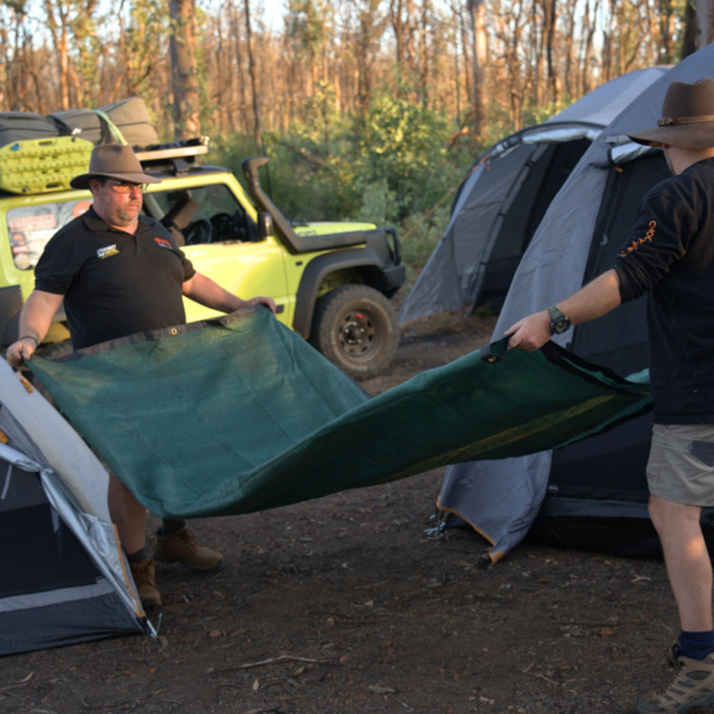 Wildtrak 90x90cm Ultramesh Multipurpose Ground Protection Cover with Eyelets - view 7