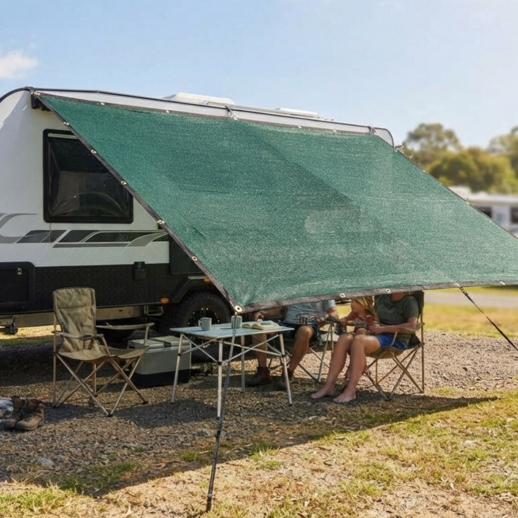 Wildtrak 2.5x5m Ultramesh Multipurpose Ground Protection Cover with Eyelets - view 5