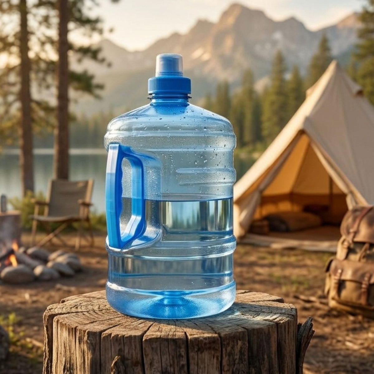 Wildtrak 2L Extra Large Pop top Hydration Water Bottle with Easy Grip Handle - view 3