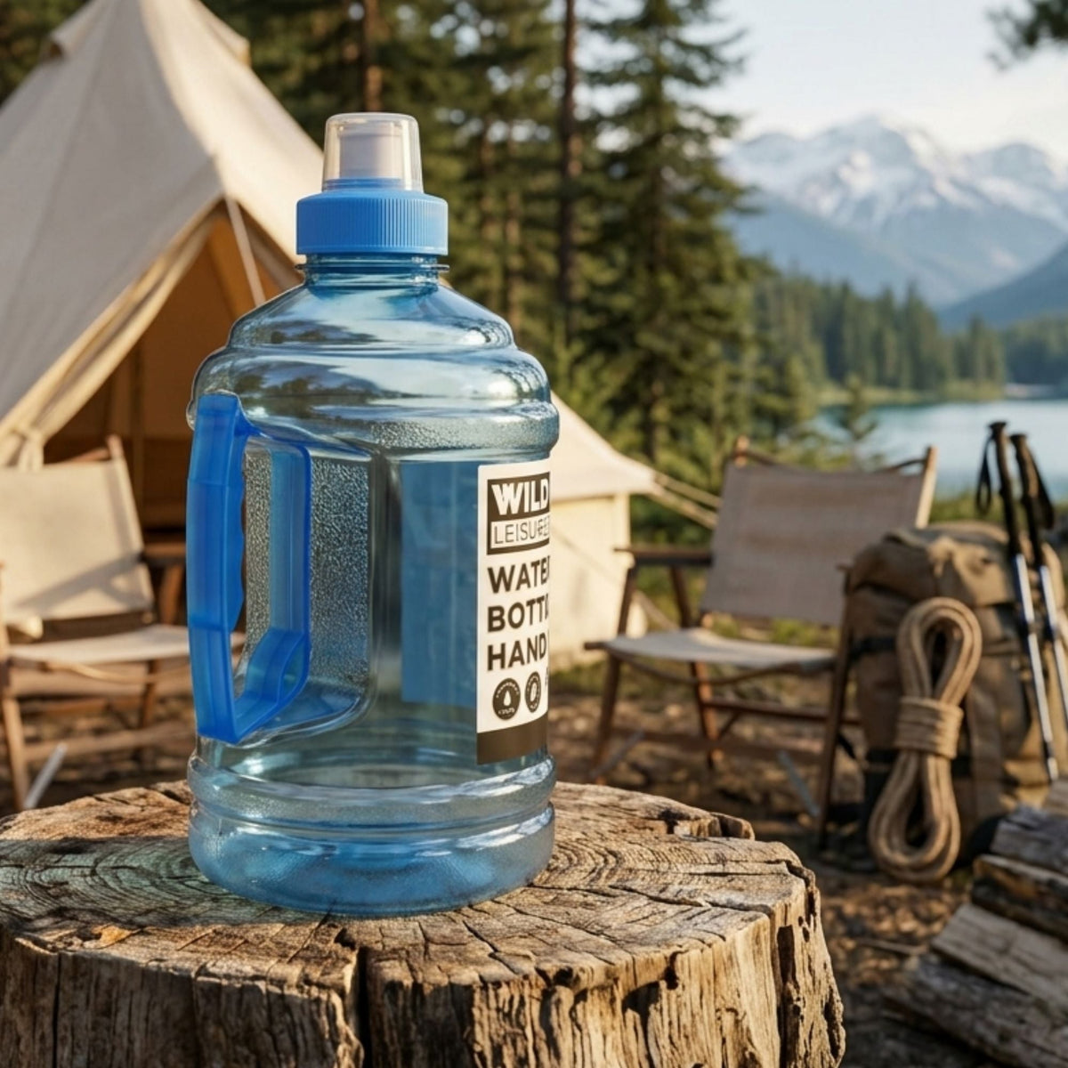 Wildtrak 1L Pop top Hydration Water Bottle with Easy Grip Handle - view 3
