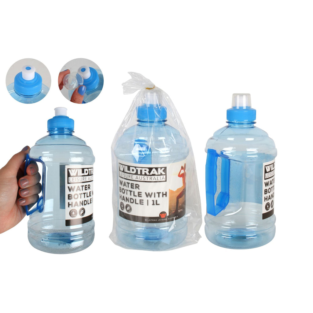 Wildtrak 1L Pop top Hydration Water Bottle with Easy Grip Handle - view 4
