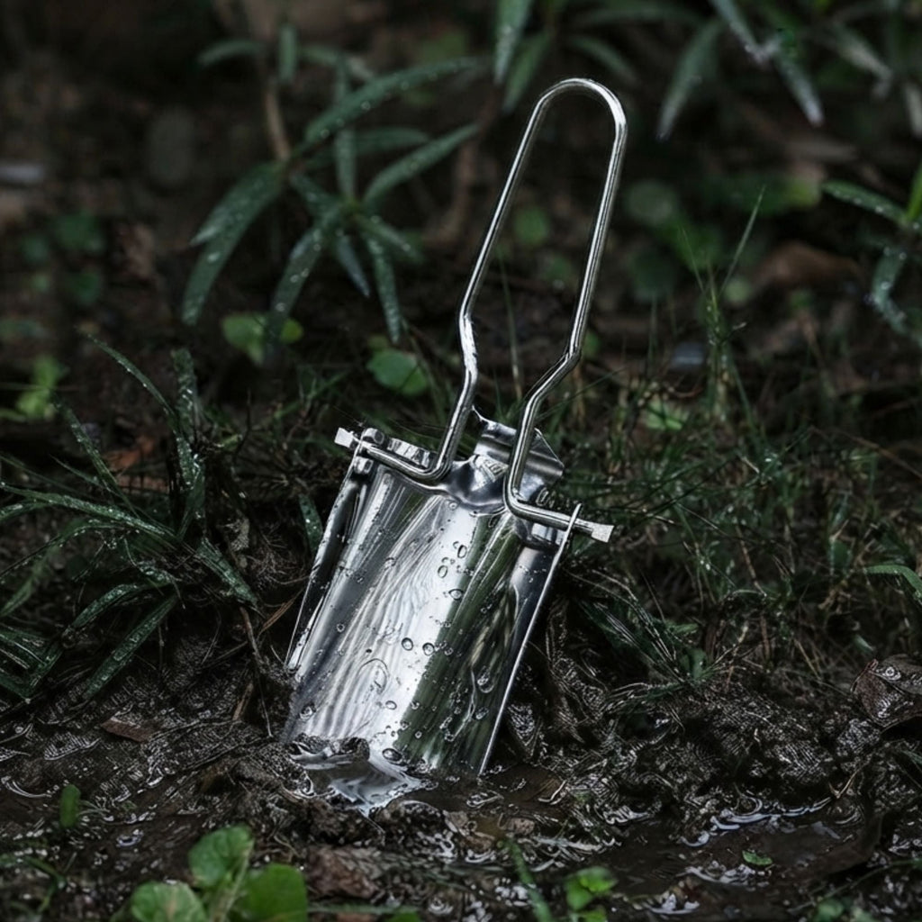 Wildtrak Stainless Steel Folding Trowel 12x6cm - view 3