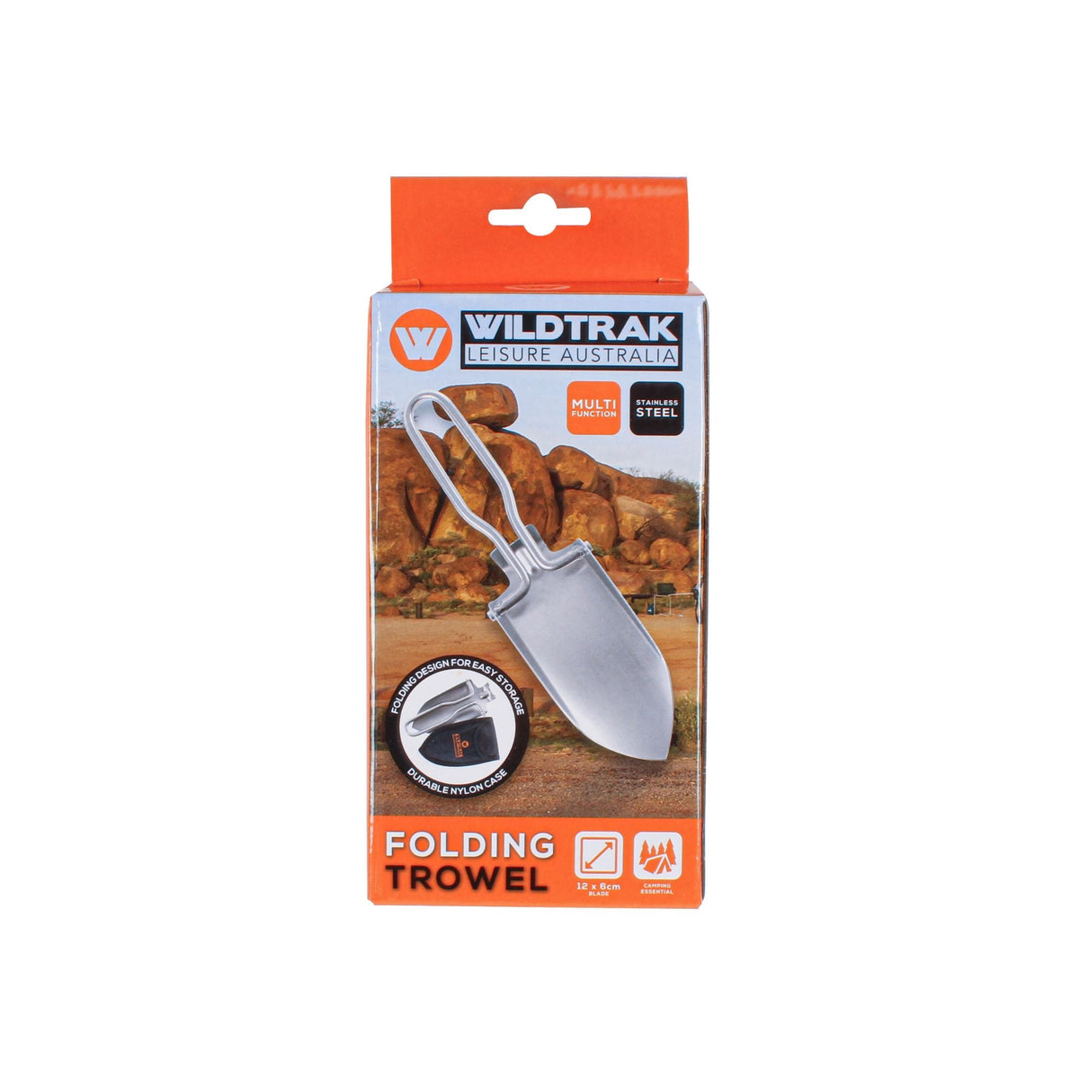 Wildtrak Stainless Steel Folding Trowel 12x6cm - view 9