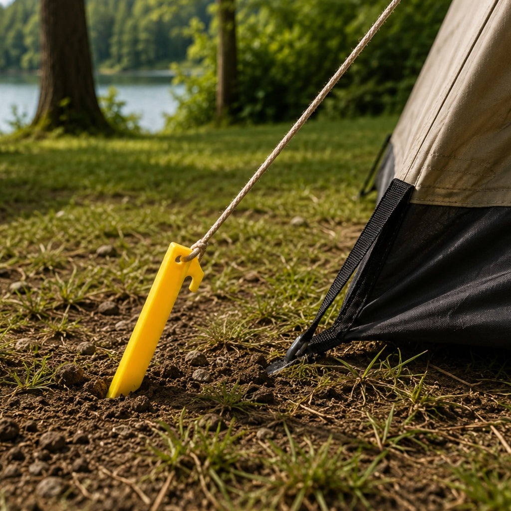 Wildtrak 6 Pack Plastic Tent Pegs 17cm - view 2