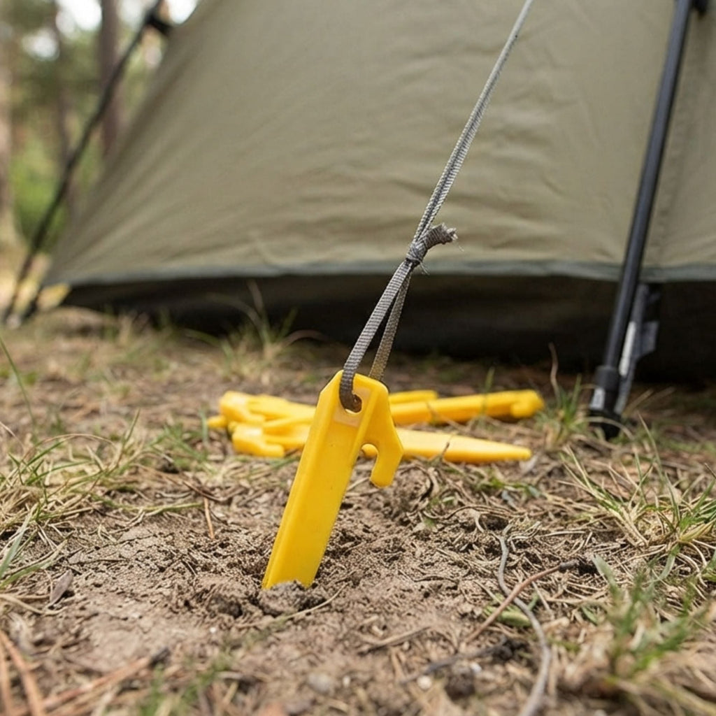 Wildtrak 6 Pack Plastic Tent Pegs 17cm - view 3
