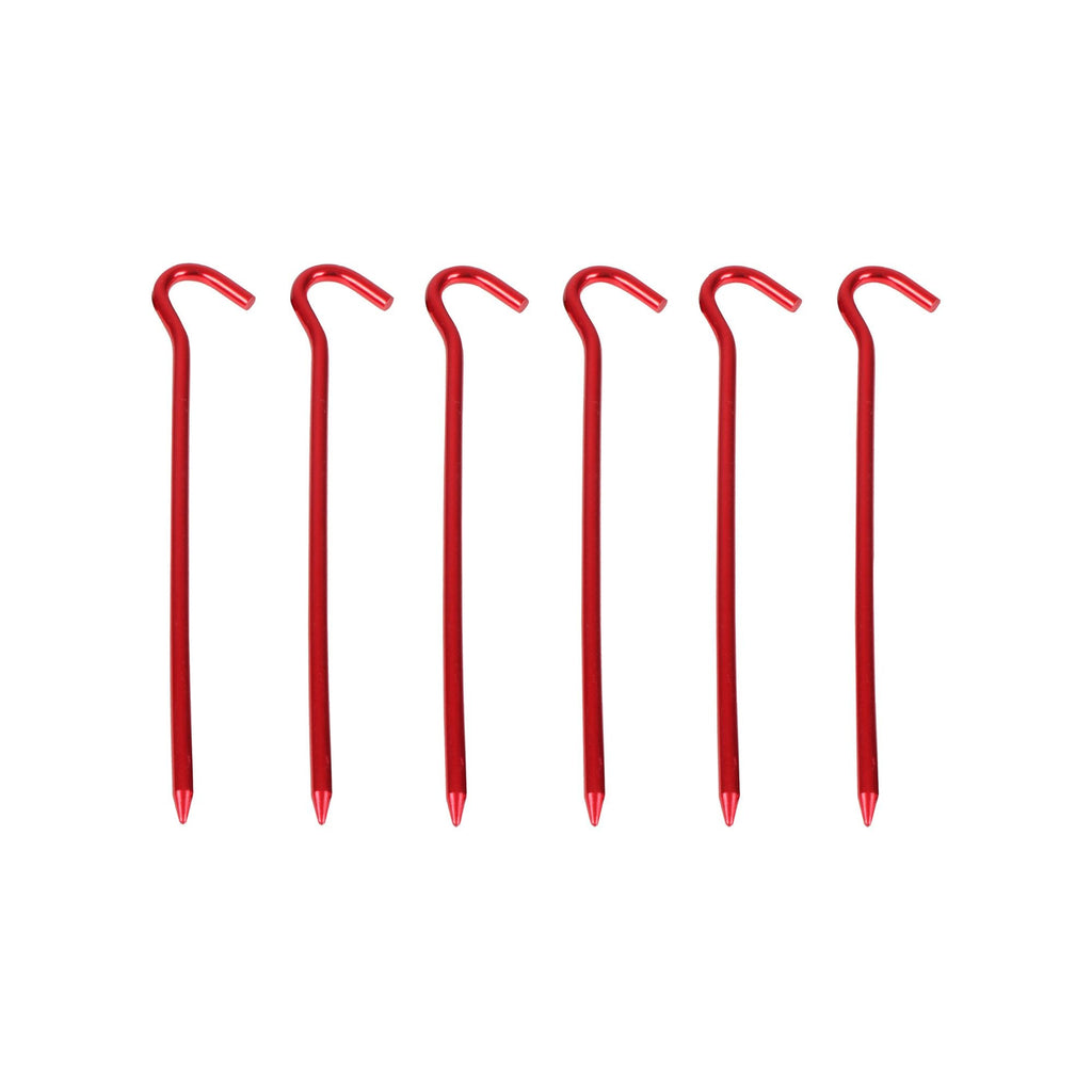 Wildtrak 6 Pack Aluminium Alloy Tent Pegs 18cm