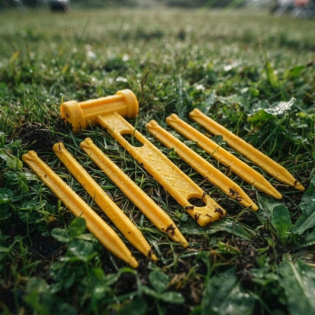 Wildtrak 7pc Plastic Pegs and Mallet Set - view 4