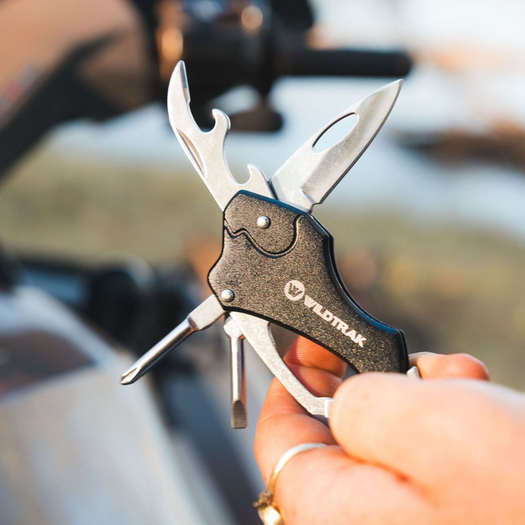 Wildtrak 6 in 1 Multi Function Tool Key Ring with Army Knife - view 3