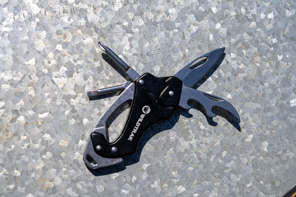 Wildtrak 6 in 1 Multi Function Tool Key Ring with Army Knife - view 12
