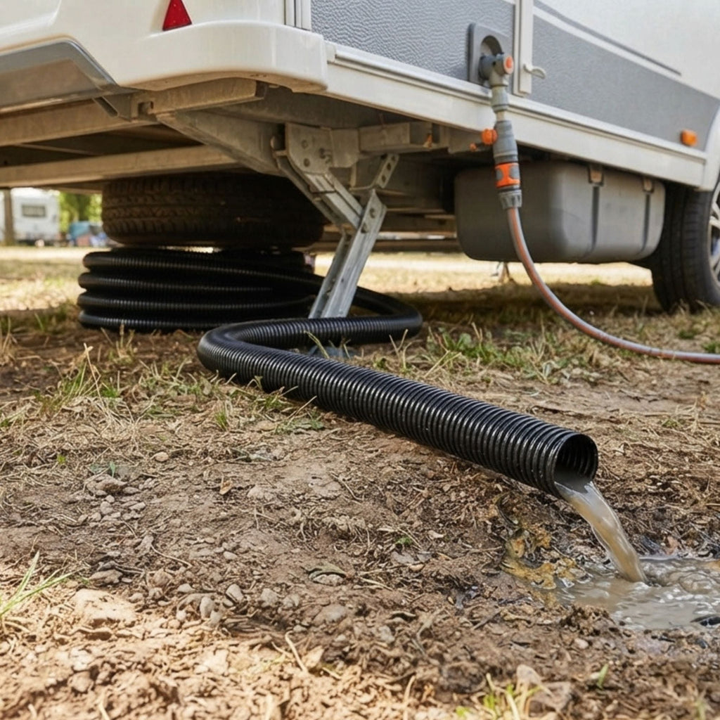 Wildtrak Grey Sullage Waste Water Hose 10mx25mm - view 2