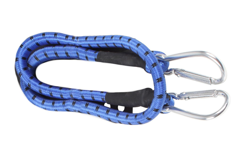 160cm Bungee Cord with Carabiners - Assorted Colours