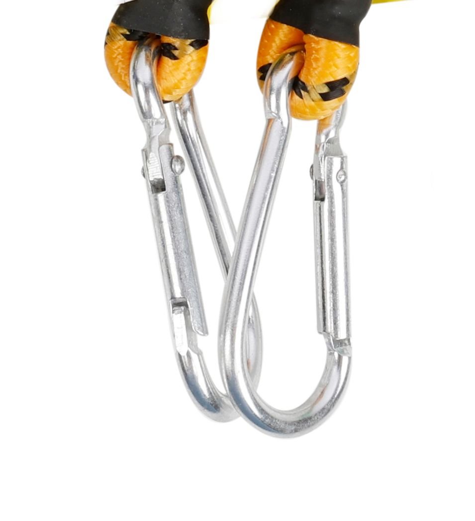 160cm Bungee Cord with Carabiners - Assorted Colours - view 3