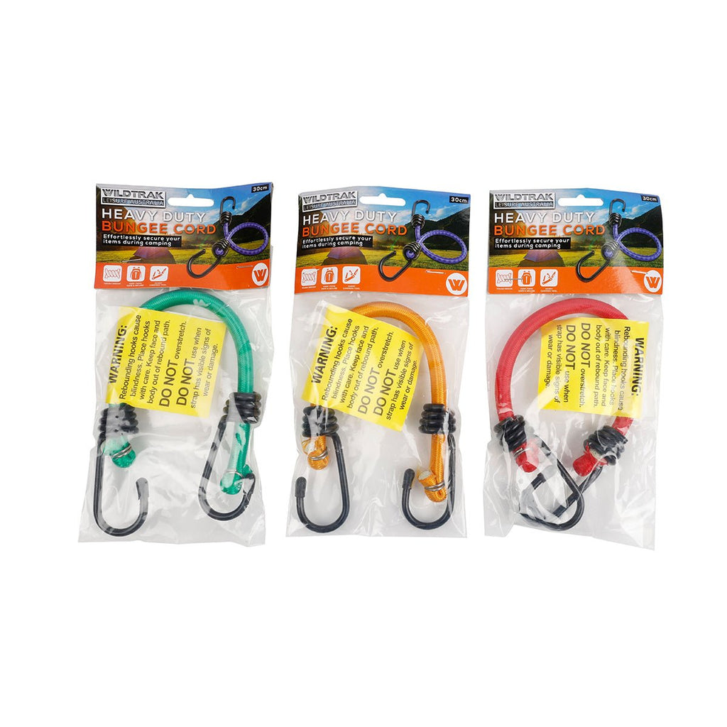 30cm Heavy Duty Bungee Cord - Assorted Colours - view 3