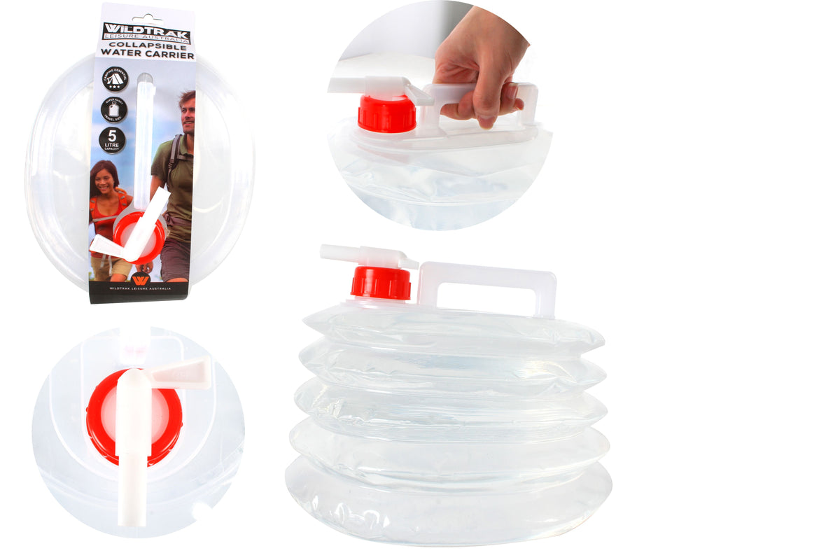 Wildtrak Collapsible 5 Litre Water Carrier with Tap - view 6