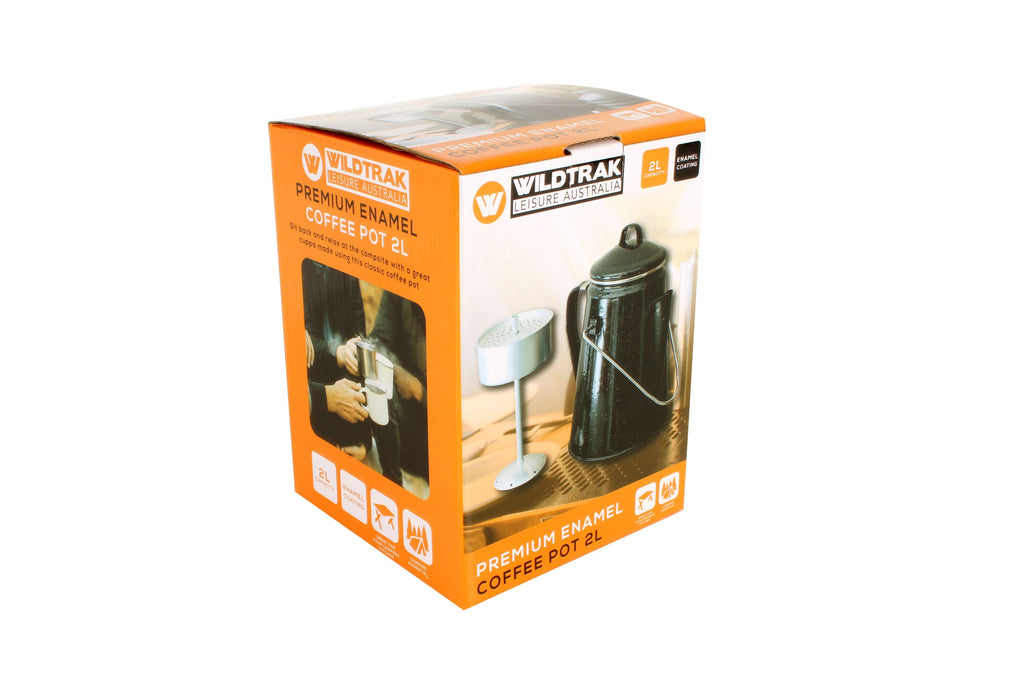 2L Premium Enamel Percolator Coffee Pot - view 3