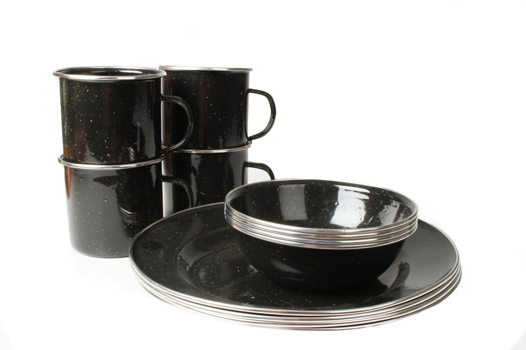 12pc Premium Enamel Dinner Set - view 3