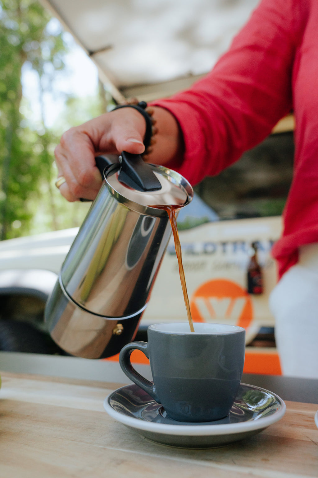 6 Cup Stainless Steel Coffee Maker - view 2