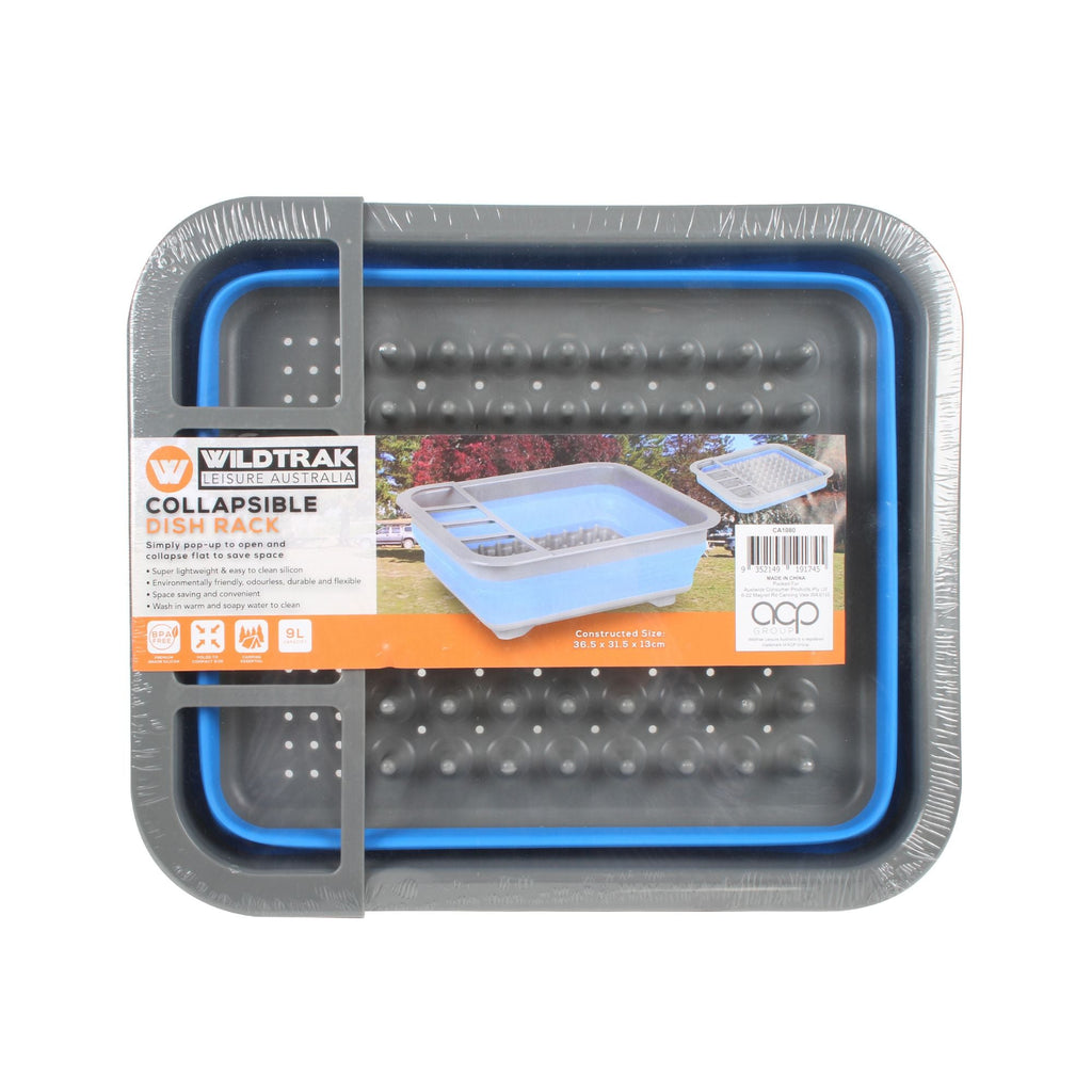 Wildtrak Collapsible 9 Litre Dish Rack 36.5x31.5x13cm - view 6