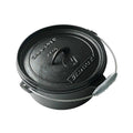 Wildtrak 4.5 Quart Heavy-duty Round Camp Oven Pre-Seasoned with Lip & Handle