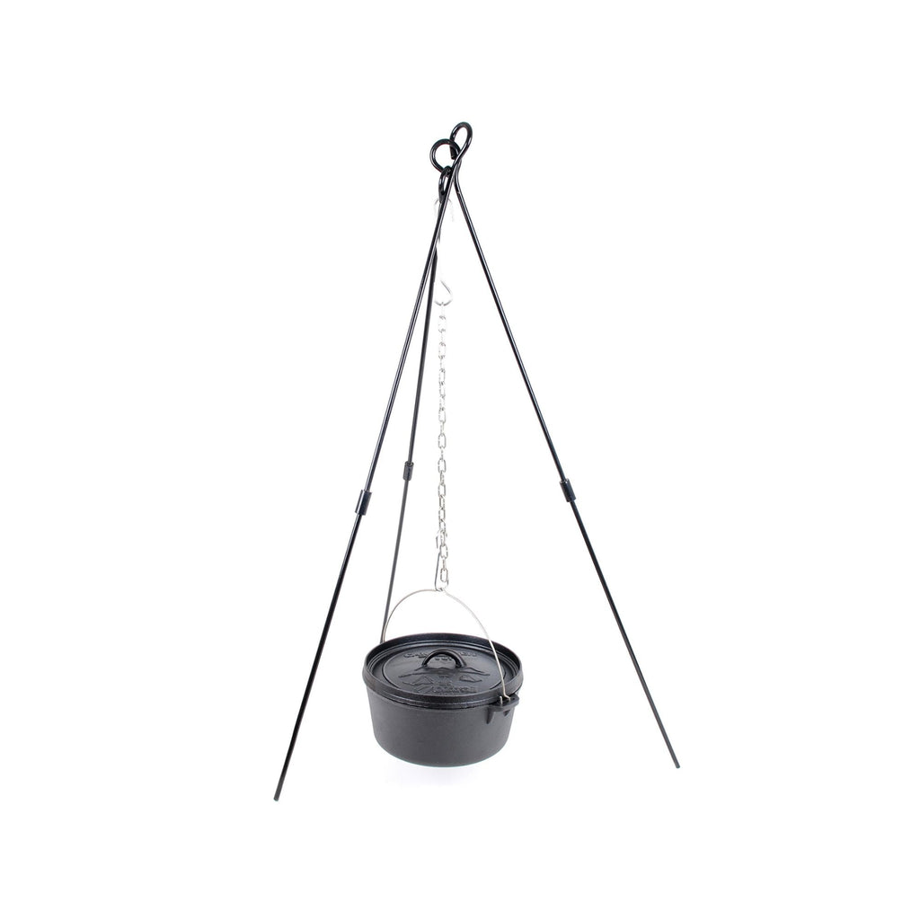 Wildtrak Heavy-duty 9mm Steel Camp Oven Tripod with Adjustable Chain 90cm