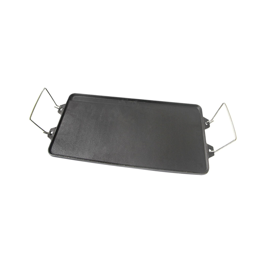 Wildtrak Reversible Cast-Iron Griddle with Handles 40x25cm, Pre-Seasoned - view 2
