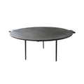 Wildtrak Pre-Seasoned Round Cast Iron BBQ Plate with Removable Legs 45cm