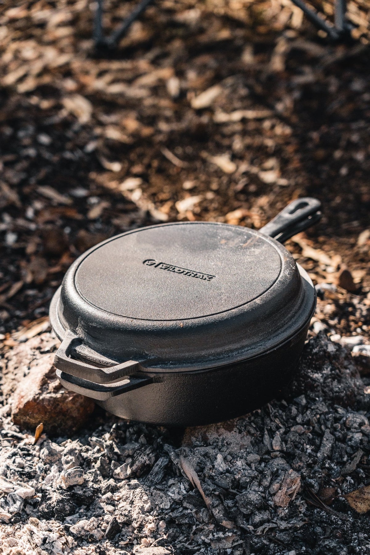 Wildtrak 3.2 Quart Pre-Seasoned Cast Iron 2in1 Combo Cooker 26.5x4cm - view 14