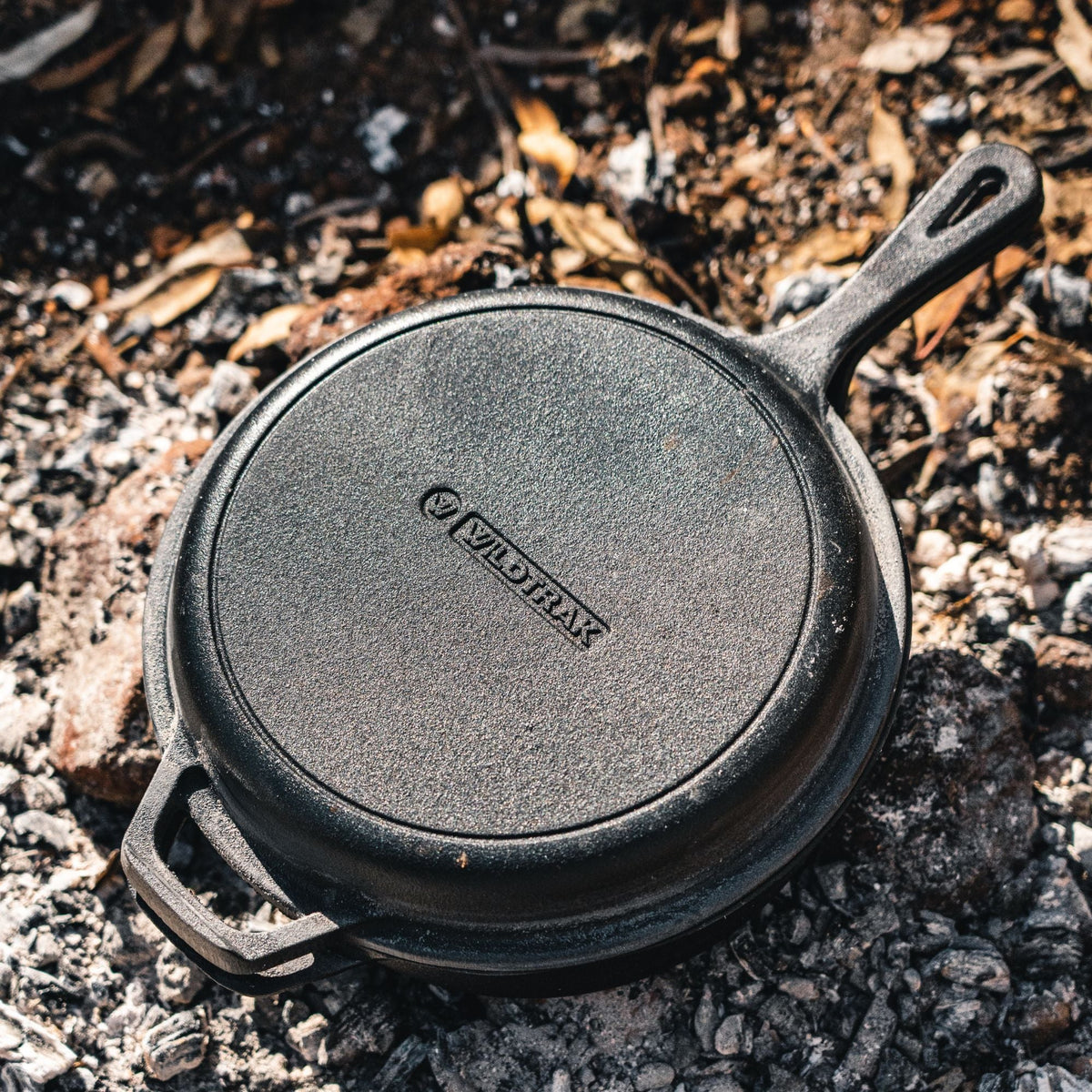 Wildtrak 3.2 Quart Pre-Seasoned Cast Iron 2in1 Combo Cooker 26.5x4cm - view 7