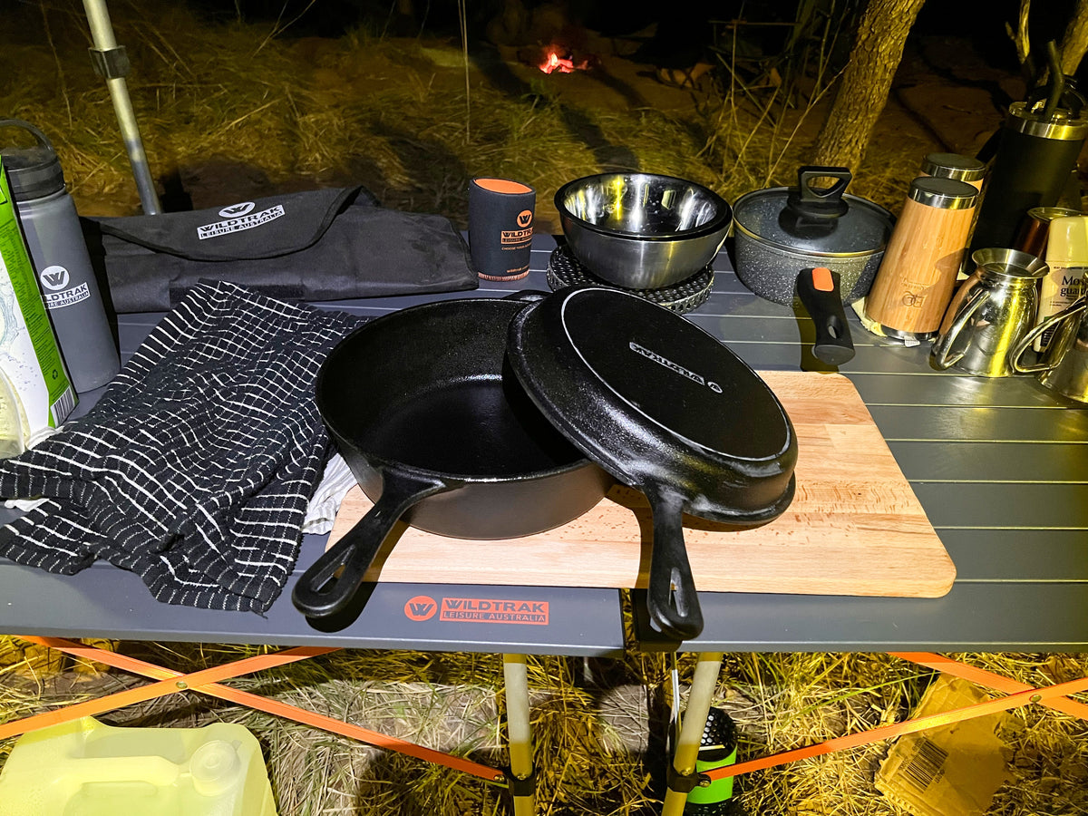 Wildtrak 3.2 Quart Pre-Seasoned Cast Iron 2in1 Combo Cooker 26.5x4cm - view 18